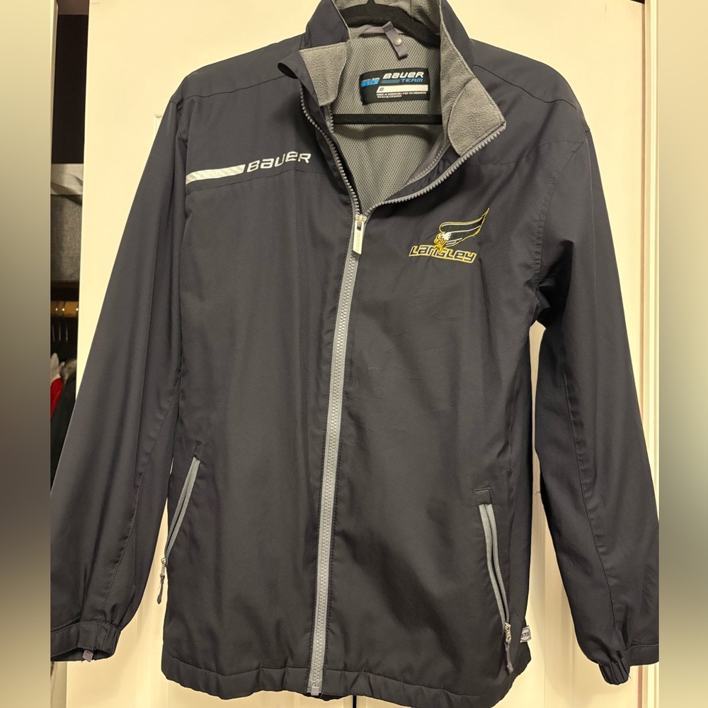 Bauer Youth Navy and Gray Windbreaker